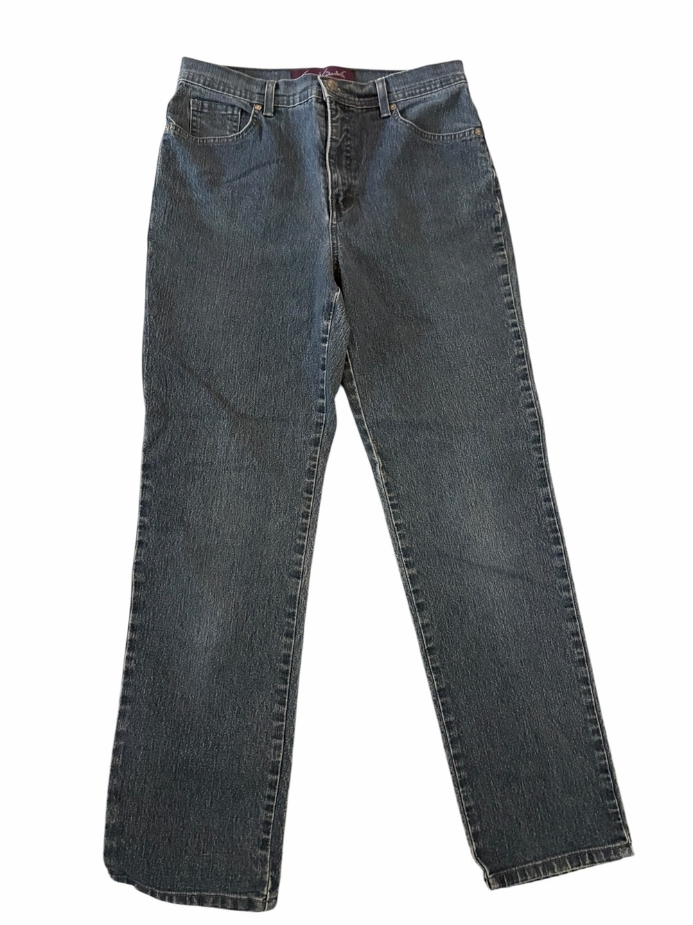 Classic High-Rise Straight Leg Jeans - Black Wash by Gloria Vanderbilt